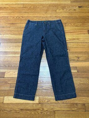 Lauren Ralph Lauren Womens Newbury Cropped Jeans Size 10 Blue Lightweight Denim